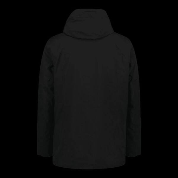 Pánska zimná športová bunda dlhá CMP kabát s kapucňou čierna (34K0157/U901) pánska 58