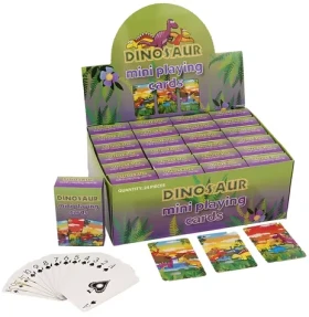 Mini hracie karty Dinosaury