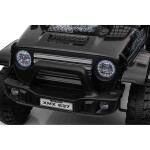 Mamido Mamido Elektrické autíčko OFF ROAD EXTREME 4x4 čierne 24V | 200W | 50 kg | EVA | LED | 2,4 Ghz | ECO koža