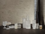 Ferm LIVING Pohár na víno Ripple Frosted 270 ml – set 2 ks