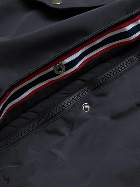 Tmavomodrá dámska zimná bunda s kapucňou (can-579) odstíny modré XXL (44)