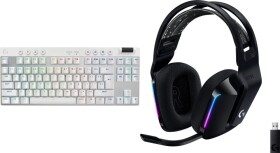 Logitech PRO X TKL Lightspeed GX Brown (920-012148) + G733 Lightspeed Czarne (981-000864)