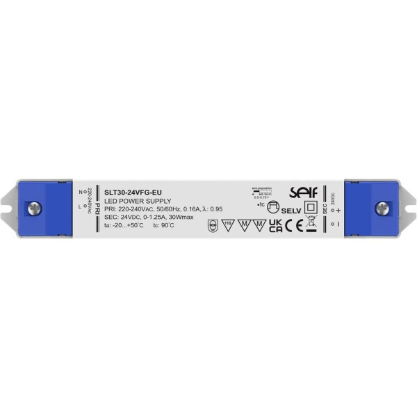 Self Electronics SLT60-24VFG-EU napájací zdroj pre LED 60.0 W; SLT60-24VFG-EU