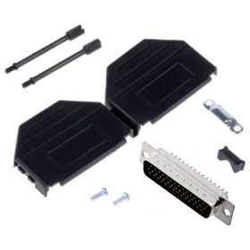 MH Connectors MHDPPK25HD44MS-K sada D-SUB kolíkové lišty 180 ° Pólov: 25 spájkovaný 1 ks; MHDPPK25HD44MS-K