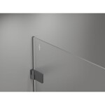 MEXEN/S - Lunar-B L sprchové dvere krídlové pravé 125, transparent, grafit metal 832SL-125-050-95-00-P