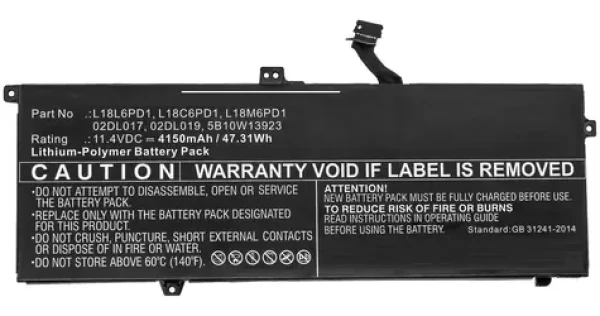 CoreParts Batéria pre notebook Lenovo ThinkPad X390 čierna / Batéria pre notebook (MBXLE-BA0281)