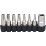 KS Tools 911.1480 Súprava bitov 1/4" pre päť hviezdicových skrutiek, 8 ks; 911.1480