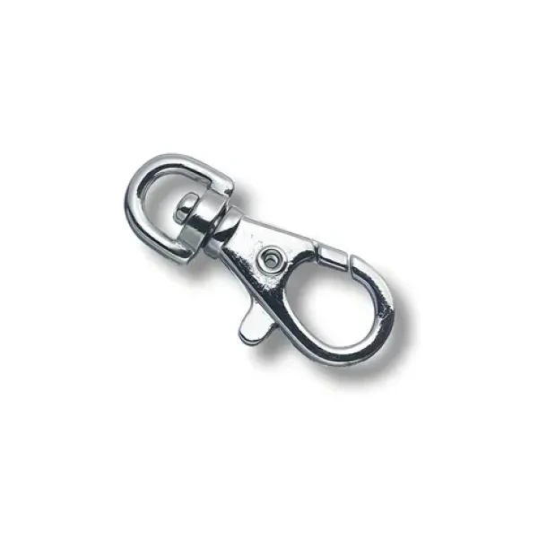 EuroSupplies Šnúrka ROSE čierna / S karabínou / Dĺžka 900 mm / Šírka 12 mm