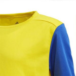 Detské futbalové tričko Estro 19 Jersey JR FT6681 Žlto-modré - Adidas 128 žluto-modrá