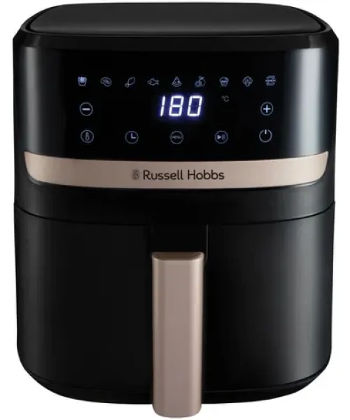 Russell Hobbs 27620-56 SatisFry Air čierna / Teplovzdušná fritéza / 1500W / 5,5 l / 40-200°C / 9 programov (5038061168068)