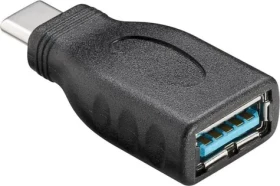 PremiumCord adaptér USB-C - USB-A Female čierna / Adaptér / OTG / USB 3.1 / 5 Gbps (kur31-11)