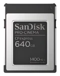 SanDisk PRO-CINEMA CFexpress 640 GB / Pamäťová karta / Type B / čítanie: až 1700 MB/s / zápis: až 1500 MB/s (SDCFEC-640G-GN4NN)