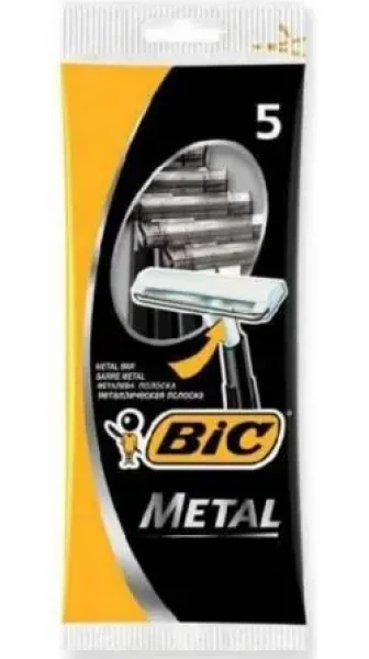 Bic Metal Pouch 5 / Holiaci strojček / kovové púzdro / 5 čepelí (79899418)