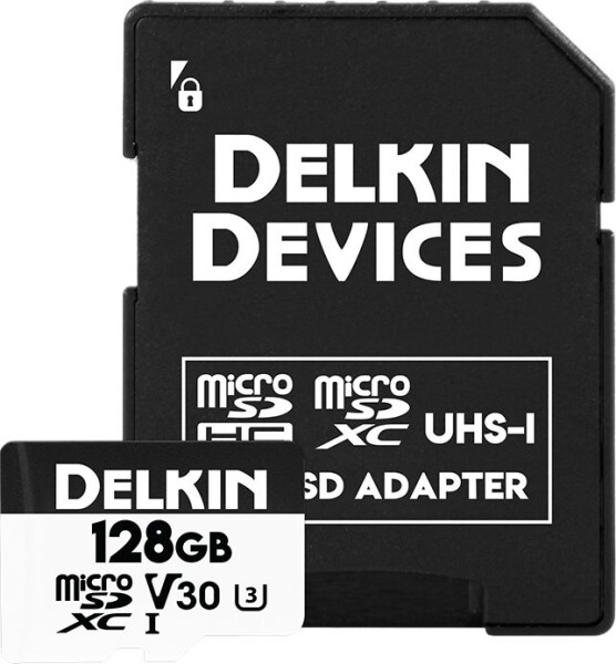 Delkin Trail Cam Hyperspeed MicroSDXC 128 GB Class 10 UHS-I/U3 V30 (DDMSDAHS128GB)