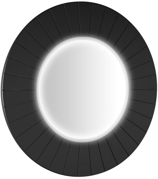 SAPHO - LUMIRO STRIP guľaté zrkadlo s LED osvetlením v ráme, priemer 90cm, carina LR950-4141S