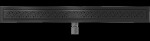 MEXEN/S - Flat M12 odtokový žľab 90 cm čierny 1721090-15
