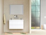 Mereo Siena, kúpeľňová skrinka s keramickým umývadlom 61 cm, antracit mat CN430