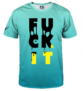 Aloha From Deer Fuck It T-shirt TSH AFD439 Teal