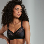 Mäkká podprsenka Eloise . 5296 čierna - RosaFaia 001 black 95G