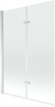 MEXEN - Castor vaňová zástena 2-krídlo 120x150, transparent, chróm 892-120-002-01-00