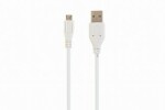 Gembird Micro USB kábel 1.8 m biela / USB-A (M) - Micro USB (M) (CCP-MUSB2-AMBM-6-W)