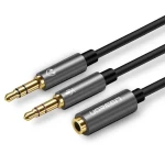 Ugreen AV140 Rozbočovač jack 3.5mm (F) - 2x jack 3.5mm (M) 28 cm (20899)