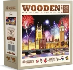 Wooden City Drevené puzzle Nočný Londýn