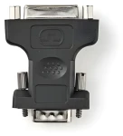Nedis Adaptér VGA (M) - DVI-I 24+5 (F) čierna / Adaptér / poniklovaný (CCGP32901BK)