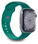 Puro ICON Jade / Remienok pre Apple Watch / 42/44/45/49 mm / Silikón (PUICNAW44DKGRN)