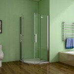 H K - Štvrťkruhový sprchovací kút MELODY S4 80 cm s dvojkrídlovými dverami vrátane sprchovej vaničky z liateho mramoru SE-MELODYS480 / THOR-80Q