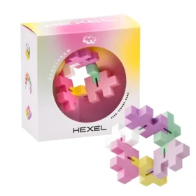PLUS- PLUS Fidget Hexel Bubblegum