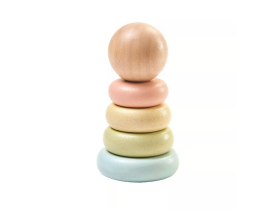 PlanToys PlanToys Stohovacie krúžky (pastelové)