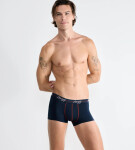 Pánske boxerky Štart Hipster C2P box - BLUE - DARK COMBINATION - tm.modrá-vínová M008 - SLOGGI BLUE 5