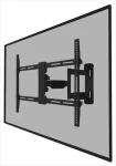 Neomounts WL40-550BL16 / držiak televízie na stenu / veľkosť 40-65" / VESA 100x100 - 600x400 / nosnosť 40 kg (WL40-550BL16)
