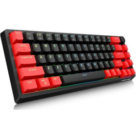 Niceboy ORYX K700X PRO čierna / Herná mechanická klávesnica / RGB / Gateron brown / TKL / USB / US layout / kábel 1.8 m (ORYX-K700X-PRO)