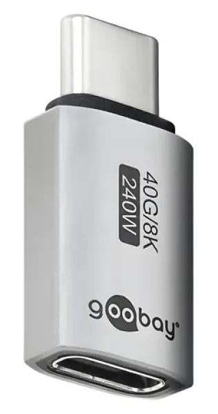 Goobay 74447 / USB-C adaptér / Rovný / USB4 (74447)