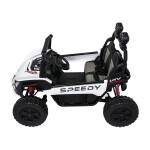 Mamido Detské elektrické autíčko Buggy SPEEDY 4x200W 24V biele