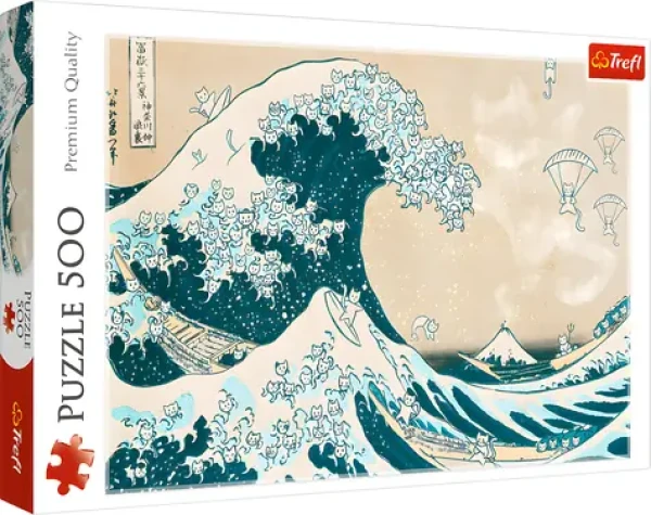 Trefl Puzzle Veľká mačacia vlna