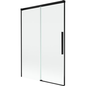 MEXEN/S - Rox vaňová zástena 2-krídlová posuvná 120 x 150, transparent, čierna 8C9-120-001-70-00
