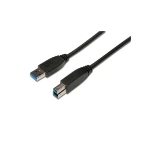 Digitus USB 3.0 kábel AB čierny / Kábel / USB 3.2 Gen 1 / 1,8 m (AK-300115-018-S)