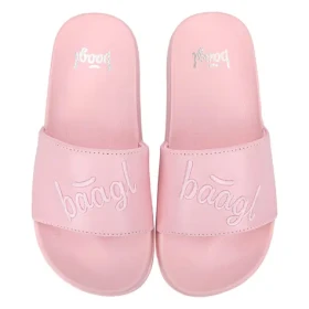 BAAGL Šľapky Logo Pink / veľ. 33