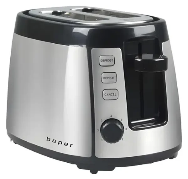 Beper BEP-BT110 / Hriankovač / 2 drážky / 800 W / 7 intenzít toustovania (100001405129)