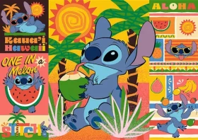 Trefl - Puzzle - LiloStitch: Dovolenka so Stitchom