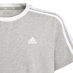 Adidas Essentials 3-Stripes Cotton Loose Fit Boyfriend Tee Jr IC3637 Tričko s prúžkami 152CM