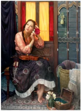 ANATOLIAN Puzzle Karmínová ruža