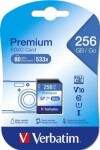 Verbatim SDXC 256 GB pamätová karta Premium U1 / Class U1 / UHS-I / R: 90 MBps / W: 10 MBps (44026)