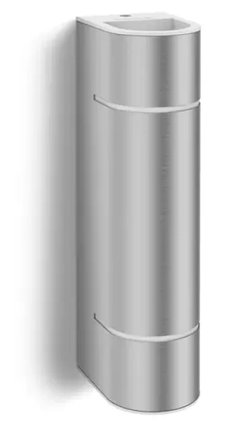 Philips Sunset LED 2x1W nerez / Vonkajšie nástenné svietidlo / 200 lm / 2700K / IP44 (SKL000191056)