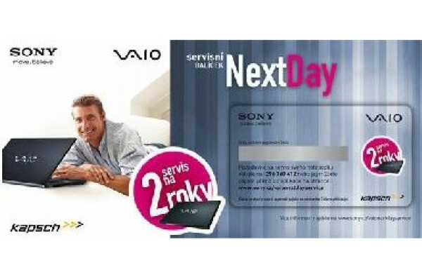 Servise pack SONY VAIO Next Day service - servisný balíček na dva roky / dopredaj (VNDS2Y)