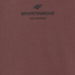 Pánske tričko 4F M2961 tmavohnedé 4FWAW25TTSHM2961 80S pánske M