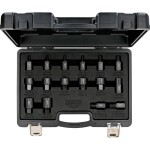 KS Tools 152.1105 Sada adaptérov na skrutkovanie pre sťahovák vstrekovačov, 16-dielna; 152.1105